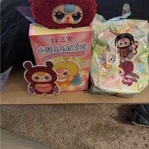 Three-Elf Character Beetle Red Plush- Plush Toy - Cute Collectible, CONFIRMED